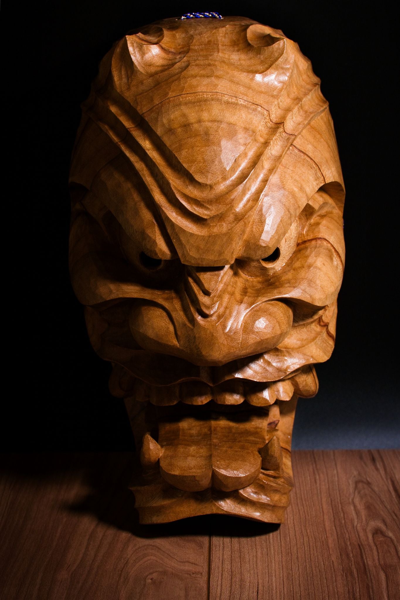 ”Oni” Furyu Mask [浮立面]– Woodborn Guardian