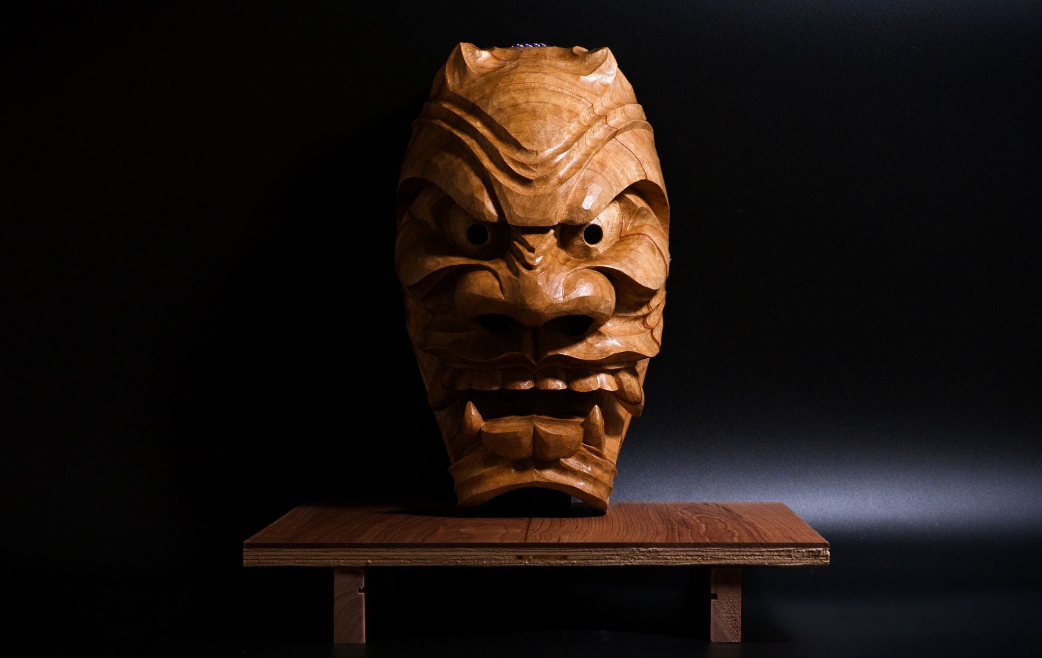 ”Oni” Furyu Mask [浮立面]– Woodborn Guardian