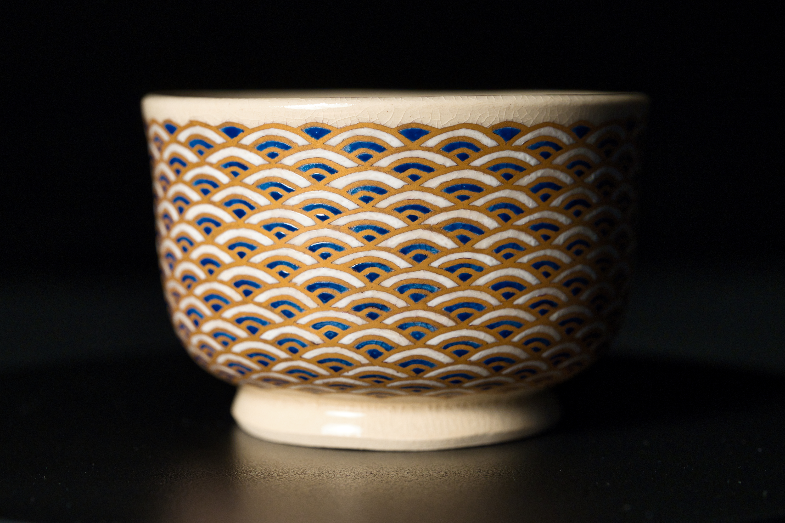 Satsuma Ware “Seigai”［青海］– White Satsuma Handcrafted Sake Vessel